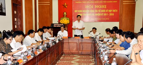 Đồng chí Nguyễn Đức Long, Phó Bí thư Tỉnh ủy, Chủ tịch HĐND tỉnh kết luận hội nghị.
