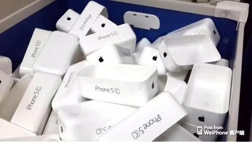 Một báo cáo riêng cũng cho thấy các công nhân của Apple đang sản xuất một chiếc iPhone giá rẻ, dùng vỏ nhựa.