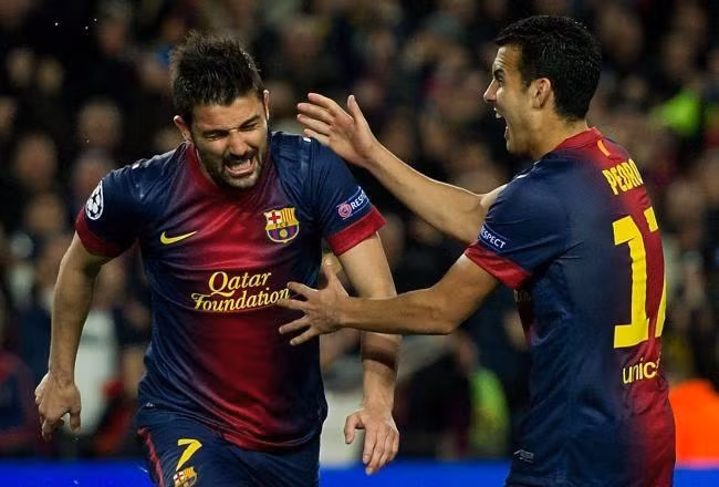 Pedro được thừa hưởng chiếc áo số 7 của David Villa
