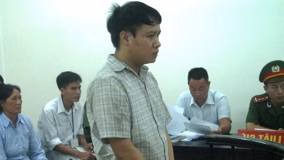 Bị cáo Nam tại phiên sơ thẩm diễn ra vào hôm nay 17-7