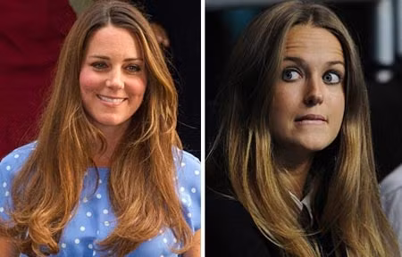 Các lọn tóc xoăn nhẹ, sấy khô tạo vẻ tự nhiên của nữ Công tước xứ Cambridge Kate Middleton và Kim Sears được đánh giá là dễ thương.