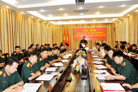Quang cảnh hội nghị trực tuyến.