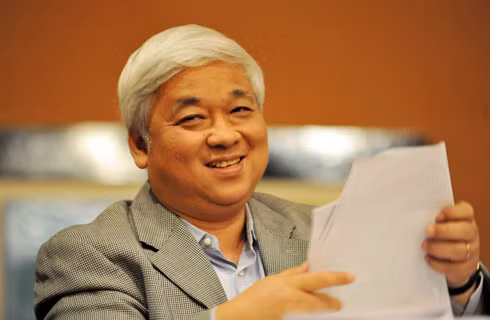 Ông bầu Nguyễn Đức Kiên. Ảnh: Q.T