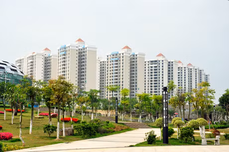 Một khu đô thị mới tại TP Cảng Phòng Thành.