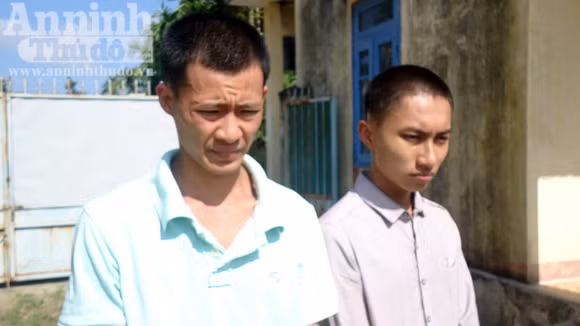 2 đối tượng Tấn và Hưng tại CATP Quảng Ngãi