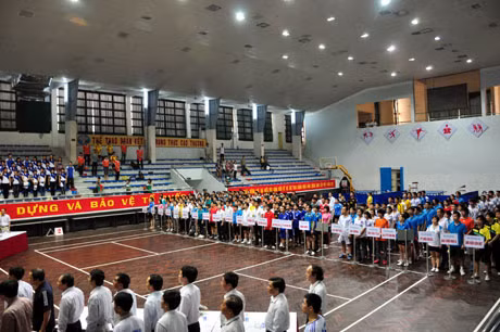 Hội thao ngành Ngân hàng tỉnh thu hút 677 vận động viên tham gia tranh tài.