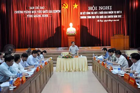 Đồng chí Phạm Minh Chính, Bí thư Tỉnh ủy phát biểu kết luận Hội nghị.