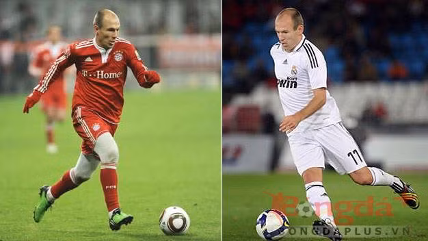 Robben là sợi dây nối liền Bayern và Real ở trận đấu này