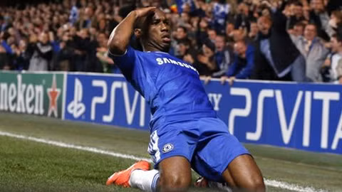 Drogba đem lại sự khác biệt cho trận đại chiến ở Stamford Bridge tối qua.