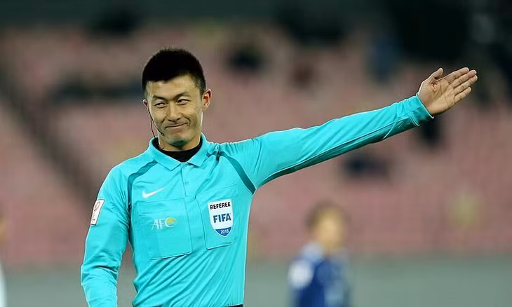 Trọng tài Phó Minh. Ảnh: Sport163.