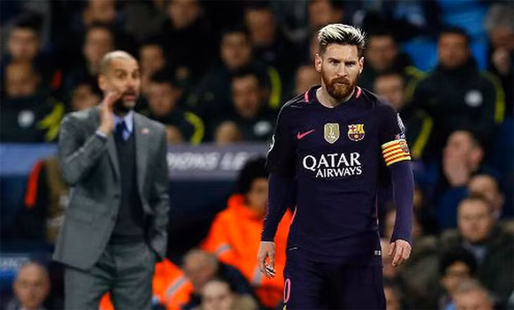 Messi luôn là cầu thủ hay nhất trong mắt Guardiola. Ảnh: Reuters