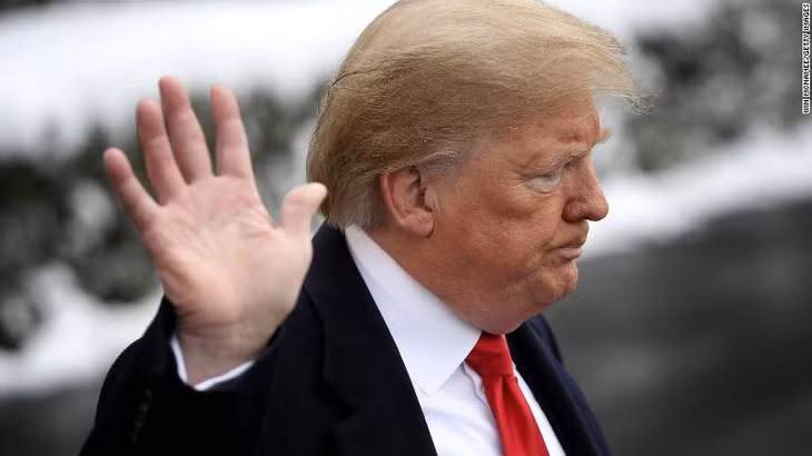 Tổng thống Mỹ Donald Trump. Ảnh: CNN