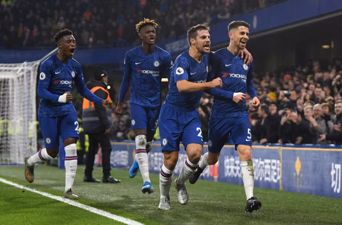 Jorginho mở tỷ số trận đấu.