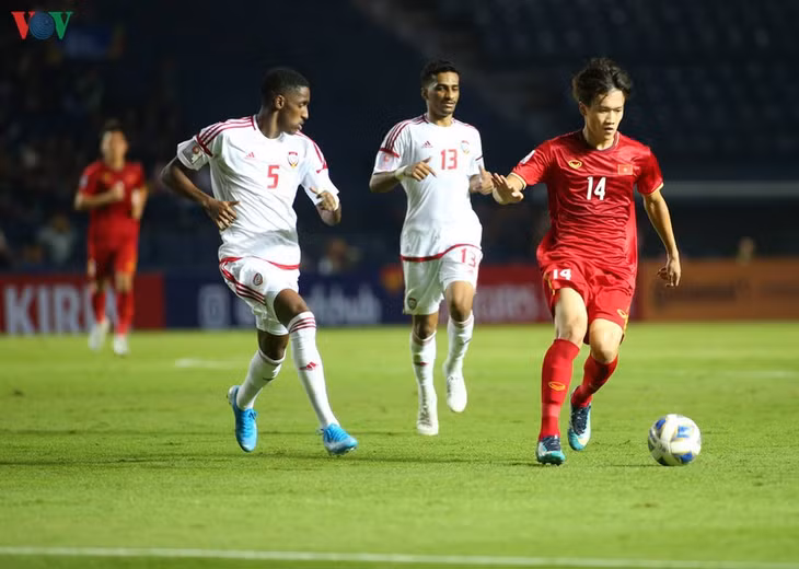 U23 Việt Nam đang ở tình thế khó khăn trong cuộc đua giành vé vào tứ kết U23 châu Á. (Ảnh: Ngọc Duy).