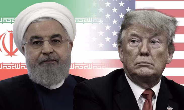 Tổng thống Trump (phải) và Tổng thống Iran Hassan Rouhani. Ảnh: TNS.