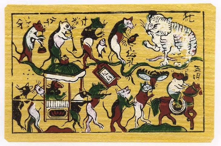 Tranh dân gian Đám cưới chuột.