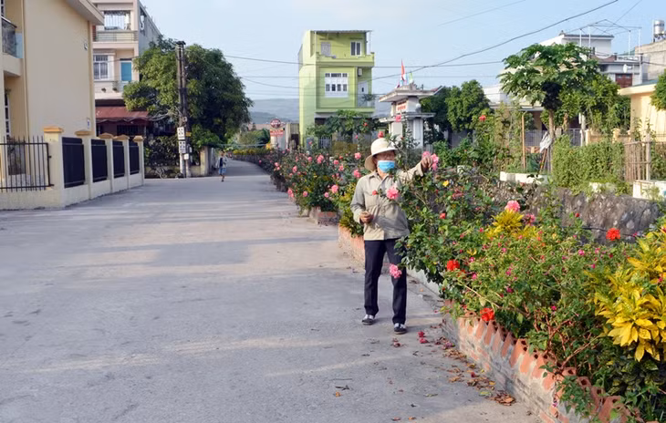 Tuyến đường vào khu dân cư 7B, phường Cẩm Phú (TP Cẩm Phả) do Hội CCB đảm nhận,.