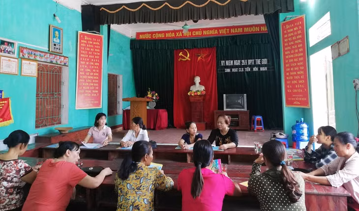 Một buổi sinh hoạt CLB Tiền hôn nhân tại xã Hải Tiến, TP Móng Cái.