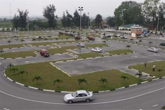 Một trung tâm đào tạo, sát hạch lái xe (ảnh: Việt Hưng)
