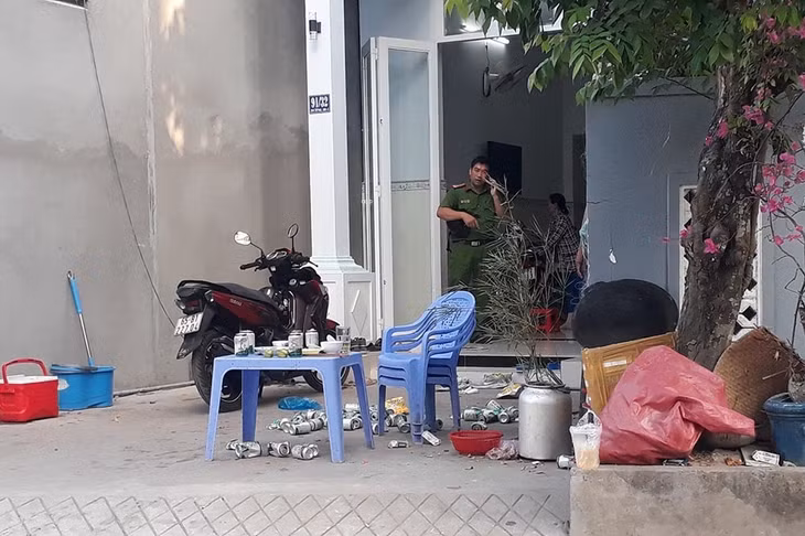 Hiện trường vụ việc.
