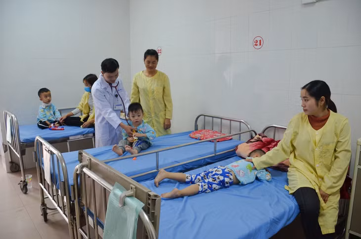 Bệnh viện Sản Nhi có đông bệnh nhi điều trị các 