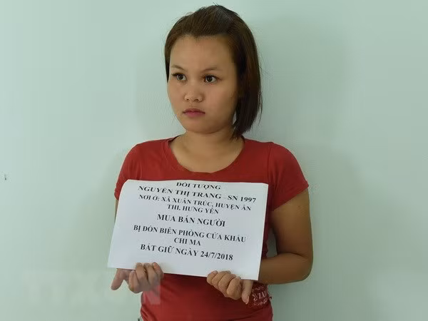 Đối tượng Nguyễn Thị Trang. (Ảnh: Thái Thuần/TTXVN)