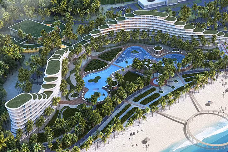 Khu tổ hợp du lịch SonaSea Dragon Bay sẽ có công viên nước, trung tâm mua sắm, bến tàu, bãi biển công cộng, tổ hợp khách sạn 5.000 phòng... hứa hẹn là điểm đến hấp dẫn của du khách trong nước và quốc tế.