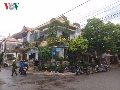 Hiện trường vụ nổ súng.