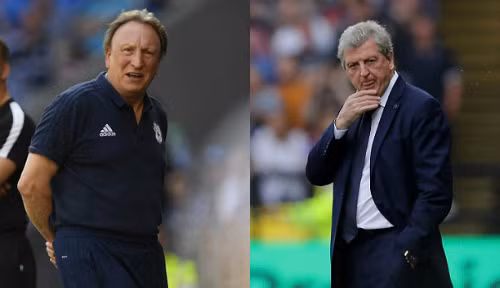 Từ trái sang phải: Eddie Howe, Sean Dyche, Neil Warnock và Roy Hodgson. Ảnh: AFP.