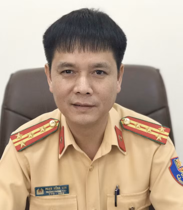 Đại tá Phạm Hồng Sơn, Trưởng phòng CSGT đường bộ, đường sắt Công an tỉnh Quảng Ninh