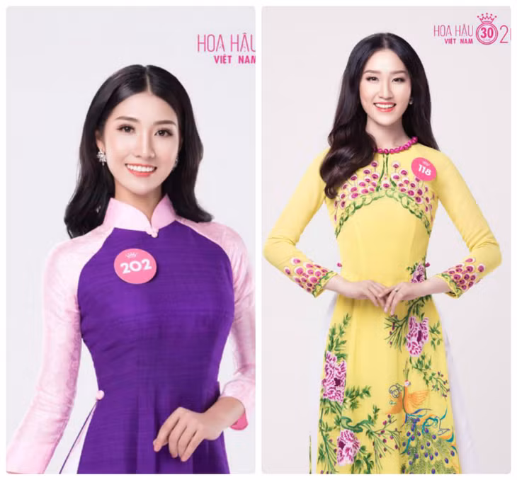 Thí sinh Phạm Thị Luyến và thí sinh Nguyễn Phương Anh.