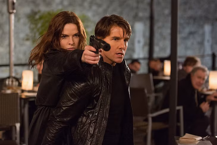Mission: Impossible - Rogue Nation (2015) là một tác phẩm hành động đáng nhớ nữa đến từ Tom Cruise. Ảnh: Paramount.
