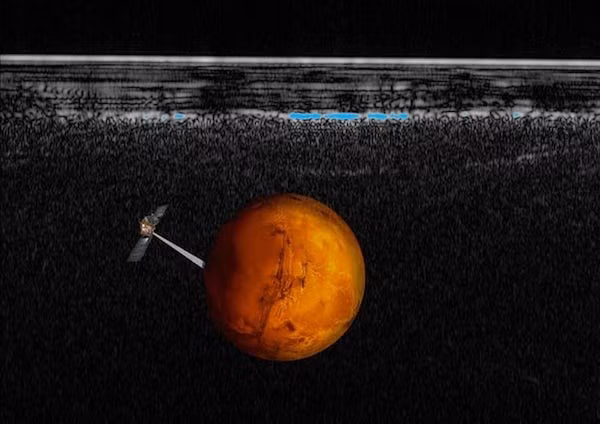 Tàu Mars Express thám hiểm Sao Hỏa. (Nguồn: ESA)