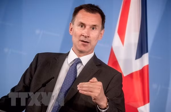 Ngoại trưởng Anh Jeremy Hunt. (Nguồn: AFP/TTXVN)