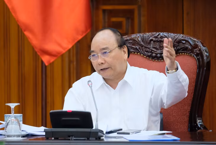 Thủ tướng Nguyễn Xuân Phúc phát biểu kết luận cuộc họp