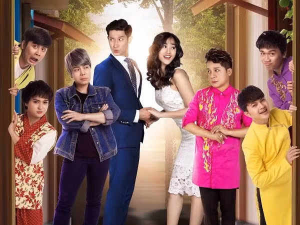 Poster phim Xóm trọ 3D.
