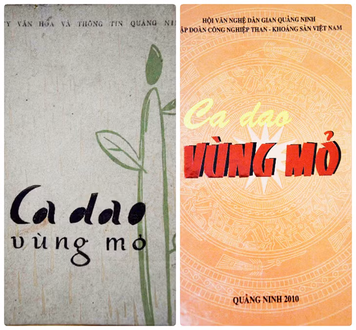Những cuốn ca dao Vùng mỏ được sưu tầm, xuất bản trong thời gian qua.