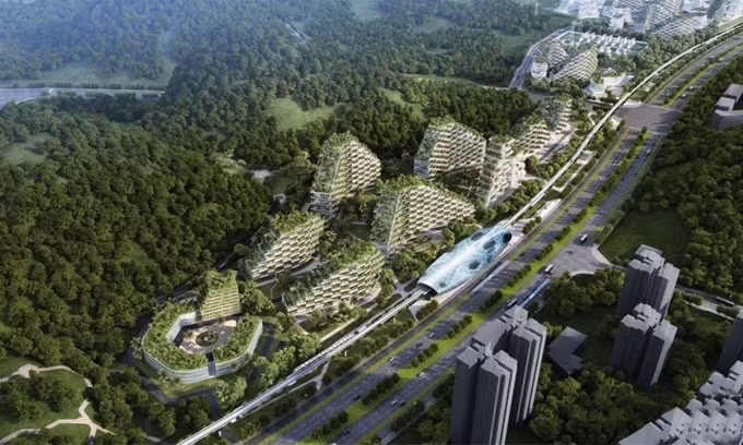 Đây là dự án được thiết kế bởi Stefano Boeri Architetti, một nhóm chuyên phát triển các dự án xanh trên toàn thế giới, có trụ sở tại Italy.