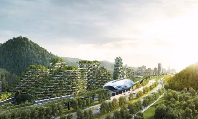 Thành phố rừng (Forest City) đầu tiên trên thế giới đang được xây dựng dọc theo sông Liễu Giang ở phía bắc Liễu Châu, tỉnh Giang Tây, Trung Quốc, nhằm chống lại ô nhiễm và ứng phó với biến đổi khí hậu, Futurism hôm 27/6 đưa tin.