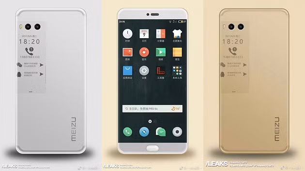 Nhiều tin đồn gần đây Meizu Pro 7 sẽ có 2 màn hình.