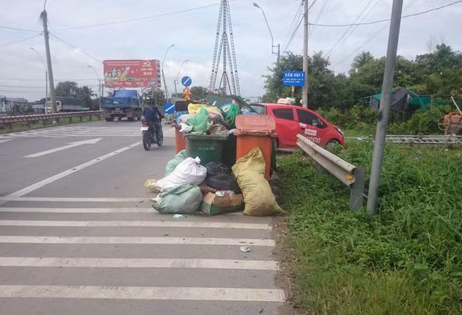 Nơi 3 công nhân gom rác bị ngộ độc. Ảnh: Ái Loan.