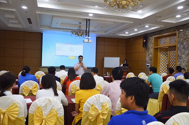 Các học viên được truyển đạt các kiến thức về khởi nghiệp