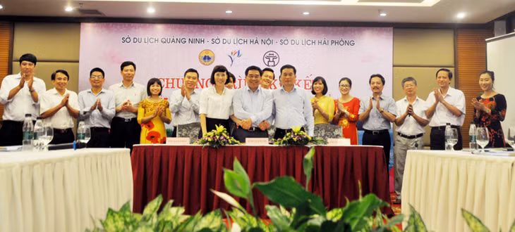 Sở Du lịch Quảng Ninh - Hà Nội - Hải Phòng ký kết Chương trình hợp tác phát triển du lịch giai đoạn 2016-2020.