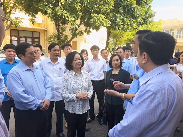 Đoàn công tác của Trung ương tìm hiểu về mô hình cơ quan Khối tại TP Móng Cái