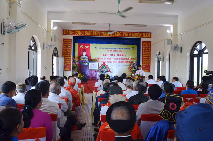 Quang cảnh buổi lễ