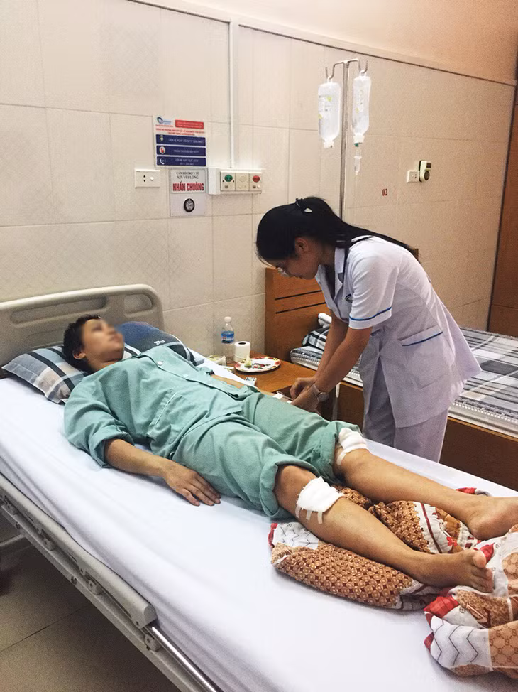 Chị Nguyễn Thị Thúy Hạnh điều trị tại Khoa Quốc tế yêu cầu, Bệnh viện Bãi Cháy.