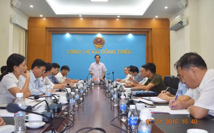 Phó Chủ tịch Thường trực UBND tỉnh Đặng Huy Hậu kết luận tại buổi làm việc