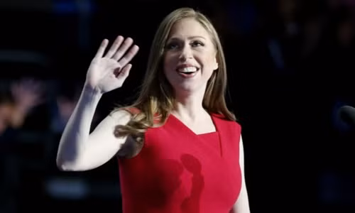 Chelsea Clinton xuất hiện tại đại hội toàn quốc đảng Dân chủ. Ảnh: Reuters