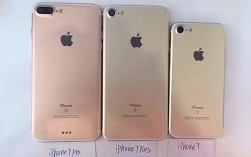 Các phiên bản của iPhone 7 đã rò rỉ?