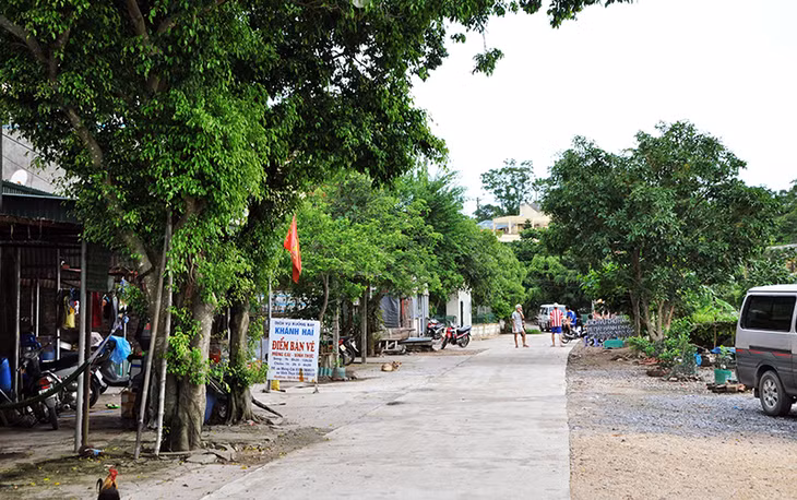 Một góc xã Vĩnh Thực (TP Móng Cái), đơn vị hành chính được đề nghị công nhận là xã đảo.